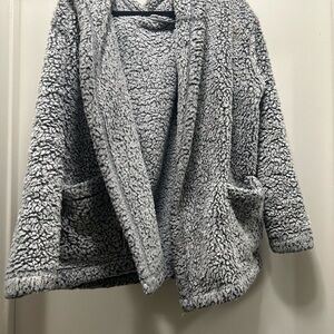 Eddie Bauer Charcoal Sherpa Jacket